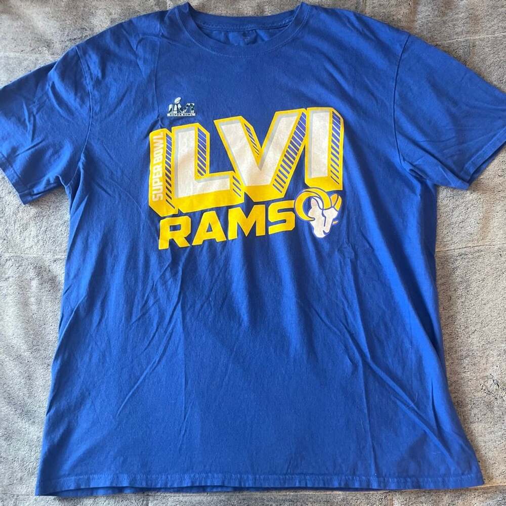 NFL Los Angeles Rams Super Bowl LVI T-Shirt Blue